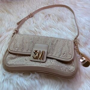 Steve Madden Tamela small embellished shoulder bag.